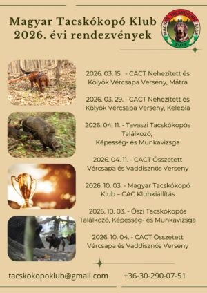 Kalendar podujatí maďarskeho klubu